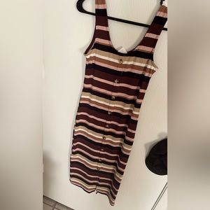 Skin tight Knee length dress